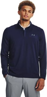 Лонгслив мужской Under Armour Ua Playoff 1/4 Zip синий MD