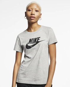 Футболка женская Nike Nsw Tee Essntl Icon Futura, BV6169-063, размер M