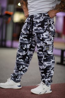 Спортивные брюки мужские INFERNO style Б-006-000 серые S