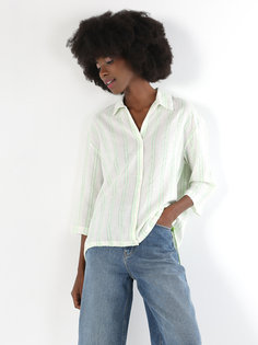 Блуза женская COLINS CL1063886_Q1.V1 зеленая M