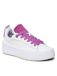 Кеды женские Lacoste Carnaby Plat 123 1 Sfa 745SFA0040Z54 белые 41 EU