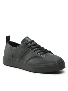 Кеды мужские Calvin Klein Low Top Lace Up HM0HM01045 черные 43 EU