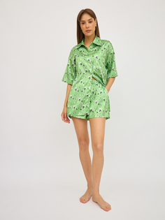 Пижама женская BrandStoff BS28002 зеленая 46 RU