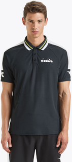 Футболка мужская Diadora Ss Polo Icon черная M