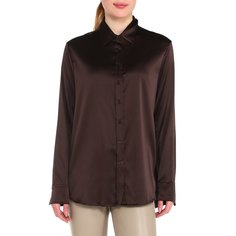 Блуза женская Maison David MLY2319-1 коричневая XL