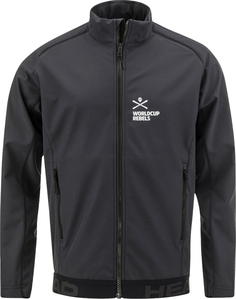 Толстовка мужская Head Race Softshell Jaсket черная 52 RU