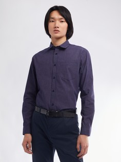 Рубашка мужская Zolla 01411217Y02240C0 фиолетовая 2XL
