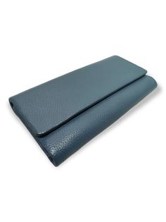 Кошелек женский Leather Wallet 3040 синий