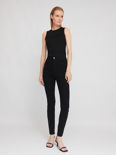 Джинсы женские Zolla 02411711S1029900 черные 3XL