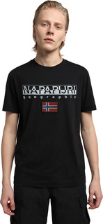 Футболка мужская Napapijri S-AYAS BLACK 041 черная L