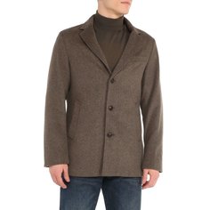 Пальто мужское Maison David ML650 коричневое 3XL