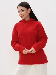 Худи женское MOM №1 MOM-0123F красное S