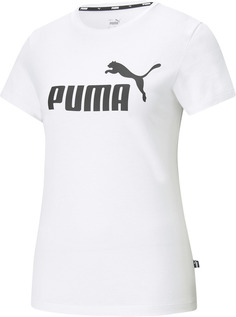 Футболка женская Puma Essential Logo Tee белая 2XL