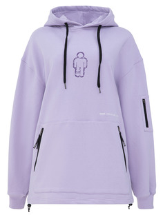 Худи женское Romp Crack Hoodie W фиолетовое S