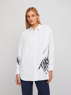Рубашка женская Zolla 02411117Y29301A0 белая 2XL