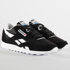 Спортивные кроссовки женские Reebok Classic Nylon черные 7 US