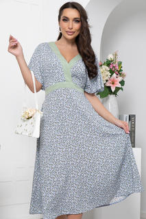 Платье женское LT Collection П5864 голубое 48 RU