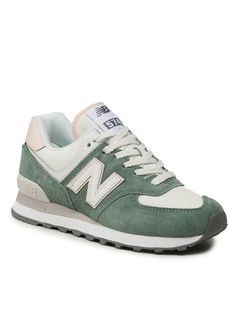 Кроссовки женские New Balance WL574AJ2 зеленые 39 EU