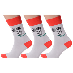 Комплект носков мужских MoscowSocksClub msk3-М11 разноцветных 27