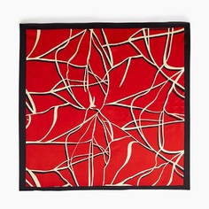 Палантин женский Rosedena scarv9056 красный, 90х90 см