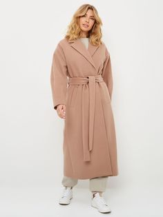 Пальто женское Giulia Rosetti 67115 бежевое 46 RU