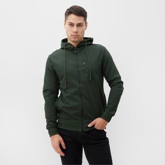 Толстовка мужская Замочек зеленая 56 RU No Brand