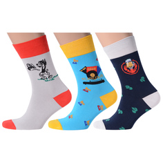 Комплект носков мужских MoscowSocksClub msk3-М11 разноцветных 27