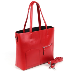 Женская сумка шоппер из эко кожи 8333-836 Ред Fuzi House