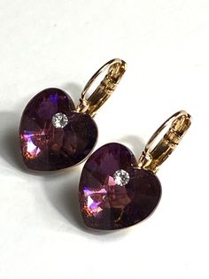 Серьги из бижутерного сплава FLORENTO Сс-99, хрусталь