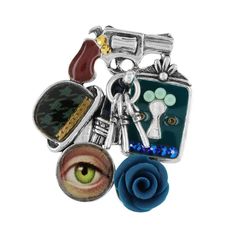 Кольцо из бижутерного сплава one size TARATATA TT-W23-02404-104, бусины/смола/стразы