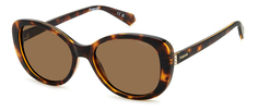 Солнцезащитные очки женские Polaroid PLD 4154/S/X 086 коричневые