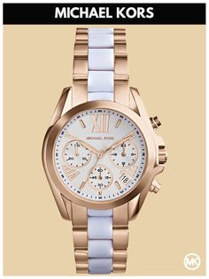 Наручные часы женские Michael Kors M5907K белые/золотистые
