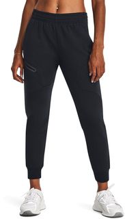 Спортивные брюки женские Under Armour Unstoppable Flc Jogger черные MD