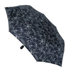 Зонт женский Zemsa 1150 черно-белый