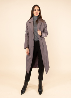 Пальто женское Umi Collection 52670 коричневое 44 RU