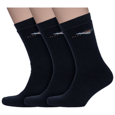 Комплект носков мужских НАШЕ 3-532С3 черных 27