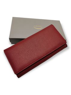 Кошелек женский Leather Wallet 6095 красный