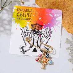 Брошь из бижутерного сплава Queen Fair 6961456, пластик