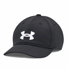 Бейсболка унисекс Under Armour Boys Blitzing Adj черная, one size