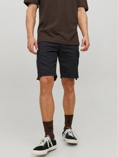 Повседневные шорты мужские Jack & Jones Marley 12229650 черные L