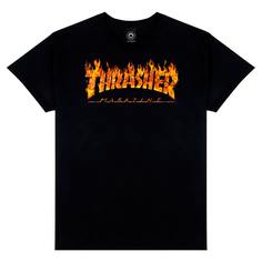 Футболка мужская Thrasher Inferno черная L