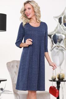 Платье женское DSTrend Мечты о прекрасном синее 44 RU