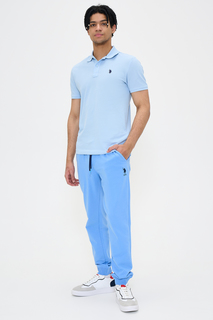Спортивные брюки мужские U.S. POLO Assn. G081SZ0OP0GARLA-R голубые XL