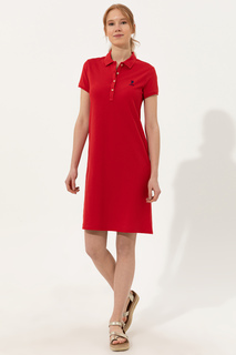 Платье женское U.S. POLO Assn. G082GL0750GURLIN22 красное L