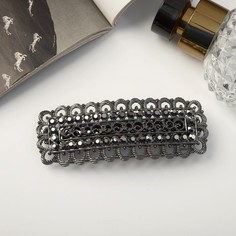 Заколка-автомат Queen Fair 9313886 черная, 1 шт