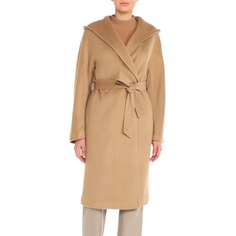 Пальто женское Maison David 22914 коричневое M