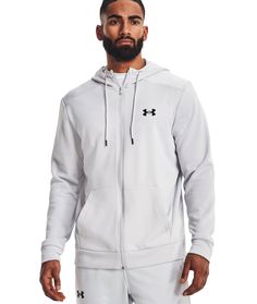 Толстовка Under Armour Armour Fleece FZ Hoodie для мужчин, размер S, 1373357-014