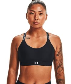 Топ спортивный Under Armour Infinity Mid Covered для женщин, размер XS, 1363353-001