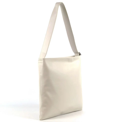 Женская плоская сумка хобо из эко кожи 8022 Беж (132485) Fuzi House