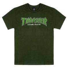 Футболка мужская Thrasher Brick зеленая L